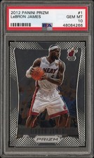 Psa 10 2012 Panini Prizm Lebron James #1