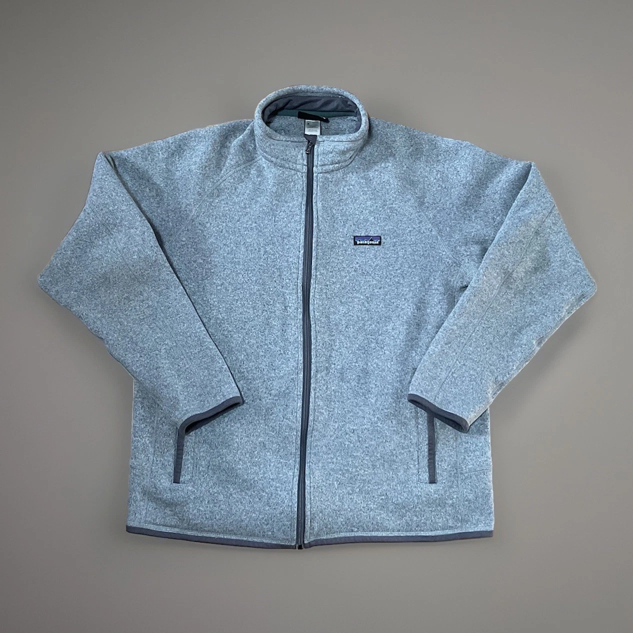 Patagonia Grey Full Zip Better Sweater Mens Large Outdoors Casual Hiking