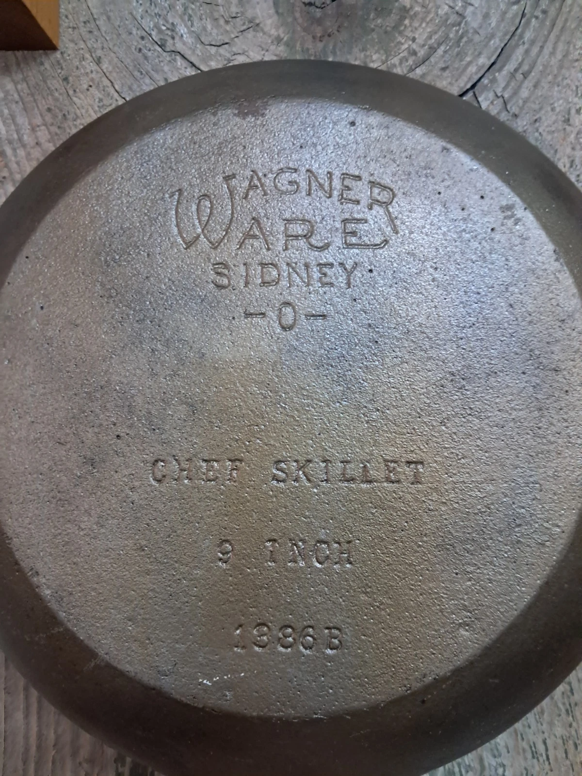 Vintage Wagner Ware Sidney O Cast Iron Chef Skillet 9 Inch 1386 B