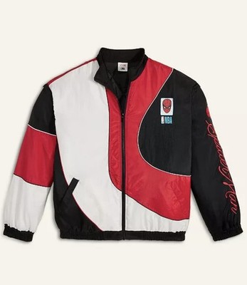 NBA Marvel Spider-Man Removable Sleeves Starter Jacket Lmtd Edition LARGE NEW