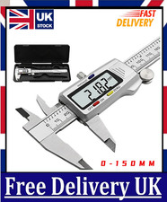 6-Inch (150mm) Carbon Fiber Digital Vernier Caliper ? Electronic Metal Micromete