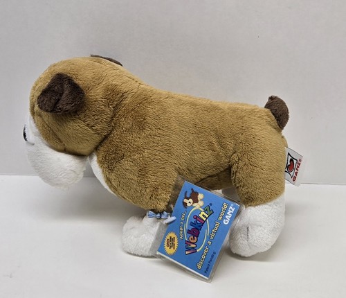 Peluche Webkinz Ganz BULLDOG HM126 8" codice sigillato nuovo peluche giocattolo - Foto 6 di 6