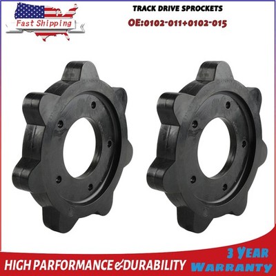 2X Track Drive Sprockets 0102-011 0102-015 Fit For Vintage Arctic Cat 1967-1972