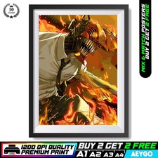 CHAINSAW MAN Denji Makima Anime Wall Art Picture Poster Print BUY 2 GET 2 FREE