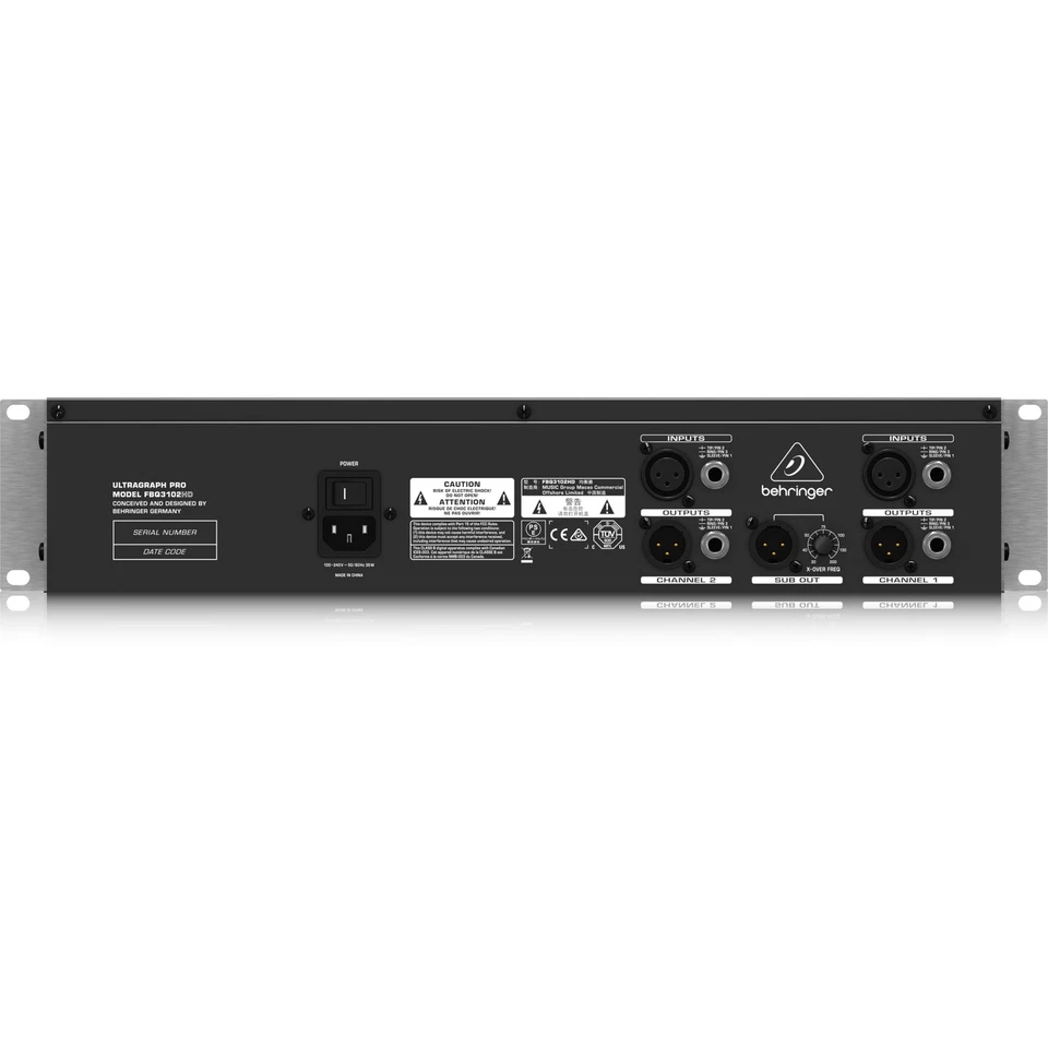 Behringer FBQ3102HD Ultragraph Pro 2 x 31 Band - Bild 3 von 3