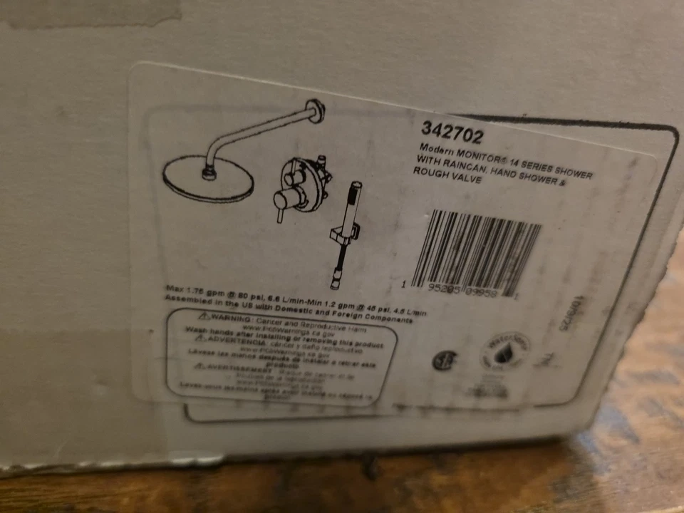 Delta 342702 Modern Raincan Round Shower System Chrome - Image 3 of 4