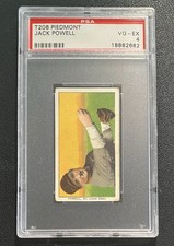 T206 Jack Powell Piedmont PSA 4 VG-EX St. Louis Browns Amer