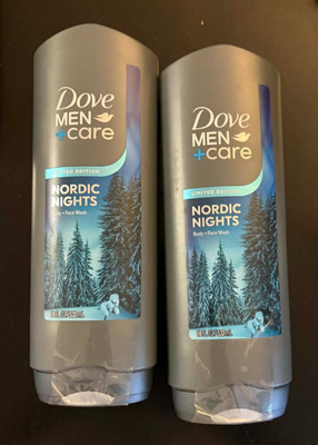 Dove Men +Care Body Wash Ltd Edition Nordic Nights or Cabin Retreat 2 Pk or Set