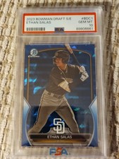 2023 ETHAN SALAS BOWMAN DRAFT SAPPHIRE EDITION ROOKIE #BDC1 GEM MINT PSA 10 B
