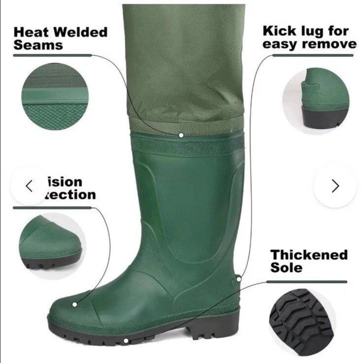 1 Only ( RIGT SIDE ) Trudave Hip Waders for Men Waterproof Hip Boot Replacement