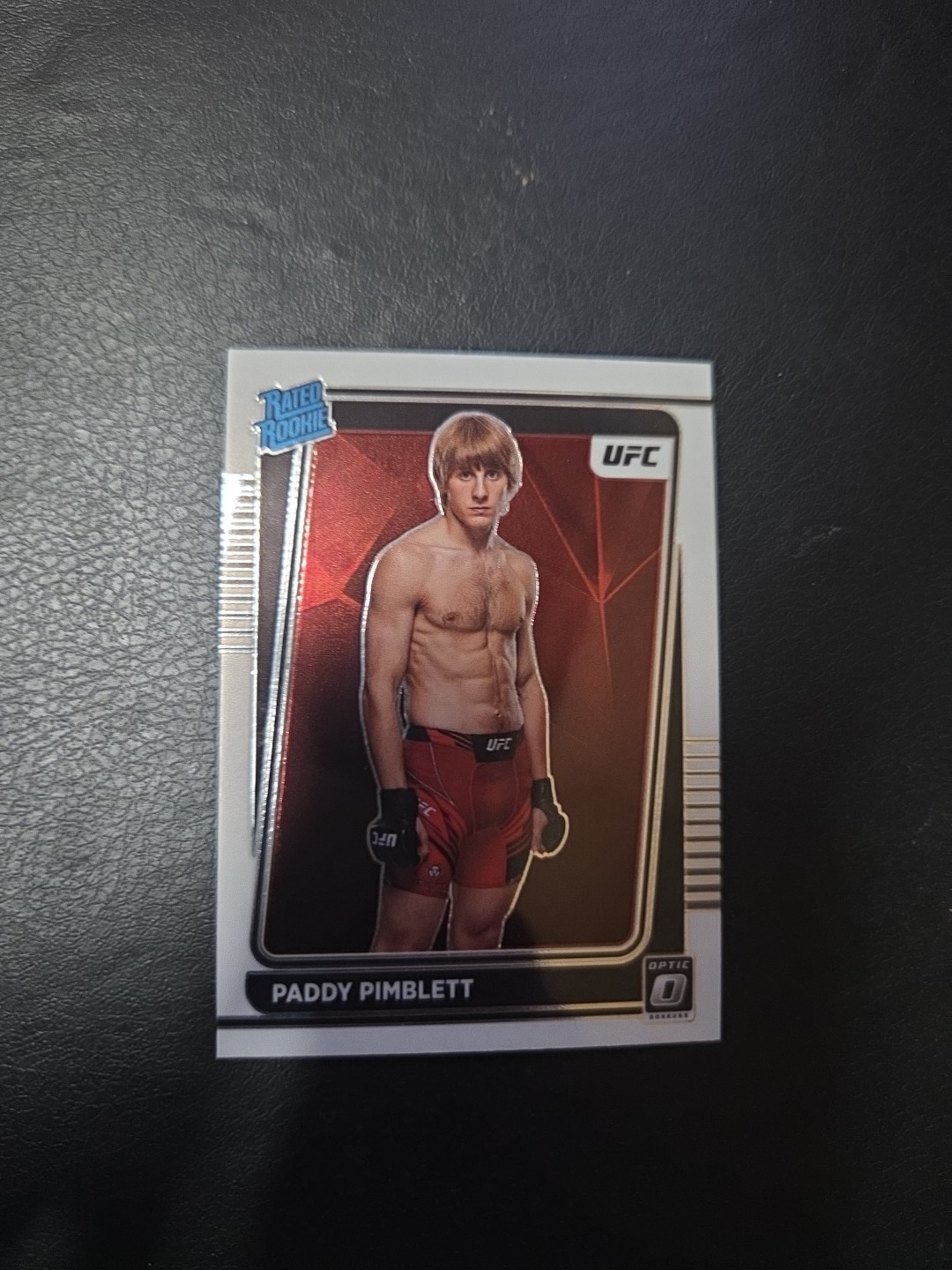 2022 Panini Donruss Optic UFC - Rated Rookie Paddy Pimblett #103 Holo Prizm (RC)