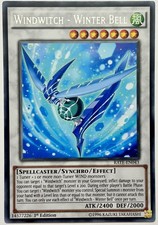 RATE-DE043 Windhexe - Winterglocke - Rare 1. Auflage Near Mint YuGiOh Karte