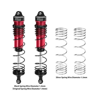 GPM ARRMA 1/8 Mojave 4S Alu-Dämpfer hinten progressiv 144mm rot / GPMMAM4144RRBK
