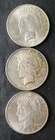 1922, 1923, and 1924 $1 Peace Silver Dollars