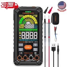 Digital Multimeter Tester 10000 Counts TRMS, Smart Multimeter Rechargeable