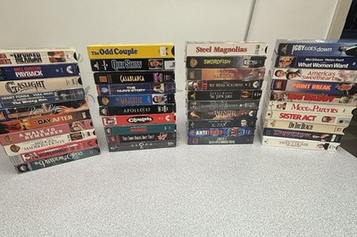 HUGE Lot Of  40 VHS Tapes Vintage Collection Mixed Genre (Lot #10)