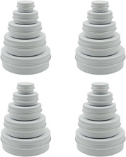 Confezione Da 20 Barattoli Di Latta in Alluminio Da 60 Ml, Contenitori Vuoti Da 
