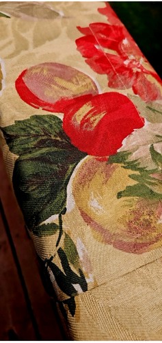 8 3 Kissen Waverly Vintage 5 Volants 82x33 Landhaus Obst Blumen French Country - Bild 12 von 24
