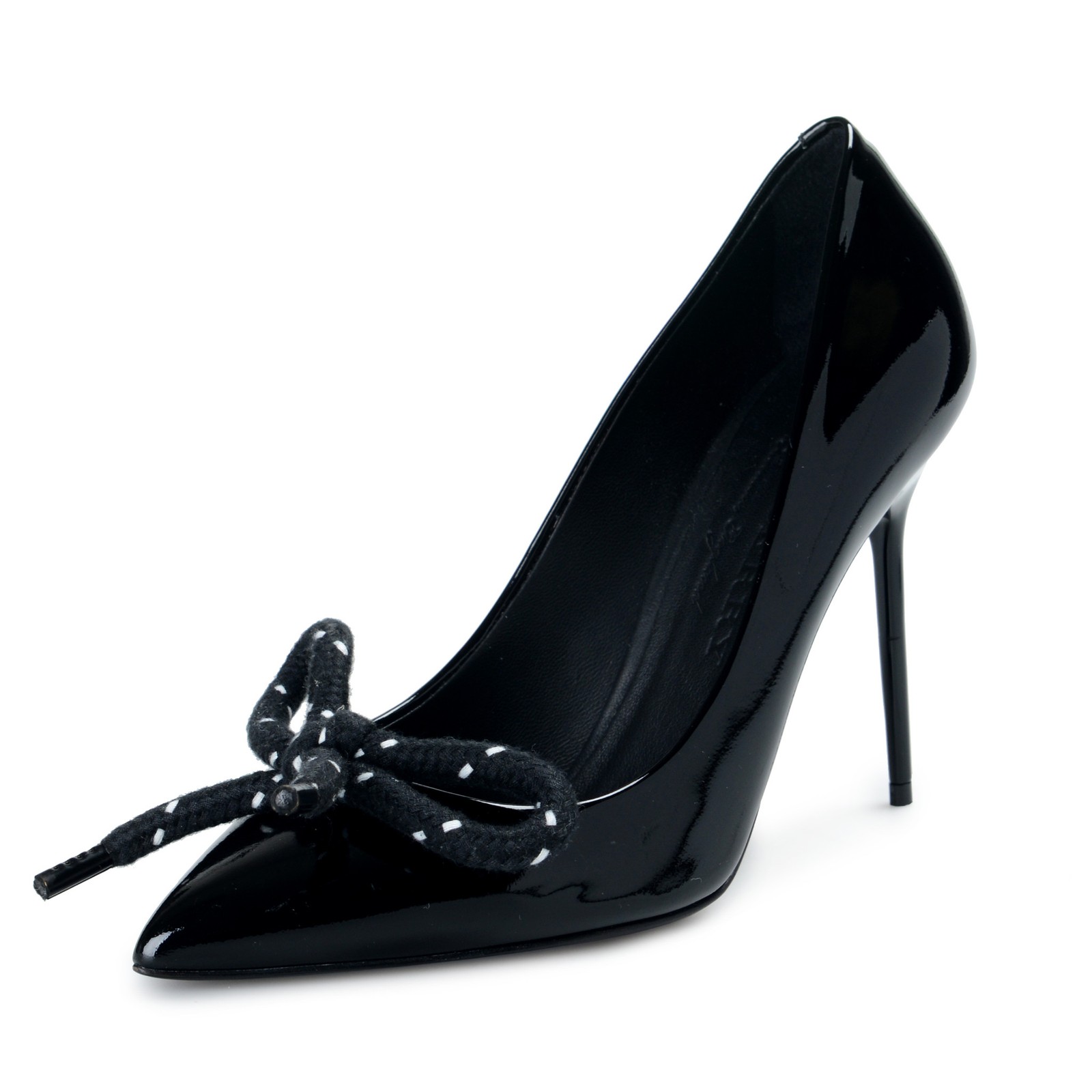 Burberry London Женские туфли-лодочки FINSBURY из черной лакированной кожи 6 7 8 9 10 11