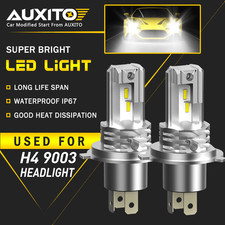 Auxito H4 Csp Led 9003 Headlight Kit High Low Beam 6000k White Light Bulbs M4