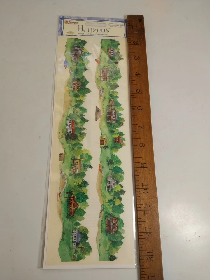 Наклейки на границу для скрапбукинга Sandylion Horizons Lakeside Cabin бескислотные 12 дюймов PHSB15 - Изображение 4 из 4