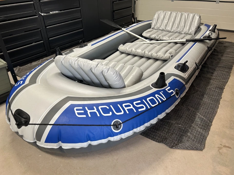 Intex Excursion 5 Set: Schlauchboot für 5 Personen mit Sonnensegel - Top Zustand - Bild 3 von 4