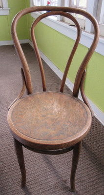 ANTIQUE BENTWOOD THONET BISTRO / CAFE CHAIR FROM LOCAL ESTATE