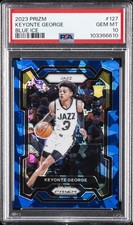 2023 PANINI PRIZM BLUE ICE #127 KEYONTE GEORGE 17/125 PSA 10