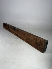 Antique Stanley Rule & Level Co 28.5” Brass Bound Rosewood Level Pat  1891