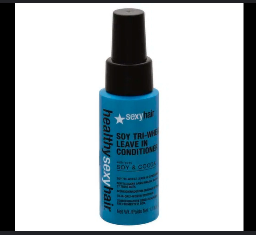 New Healthy Sexyhair Soy Tri-Wheat Leave In Conditioner 1.7fl oz Travel Size