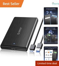 USB 3.0 SATA Enclosure 2.5 Inch HDD SSD External Hard Drive Case 6TB Black