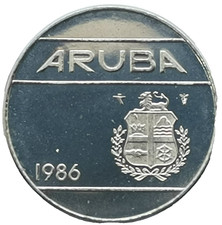 Coat of Arms 25 cents 1986 ARUBA (524K)