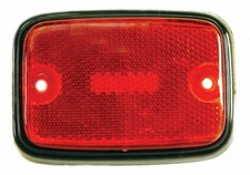 EMPI 98-9511 Side Marker Lens, Red/Black, Each for VW Type 2 Bus 1975-1979