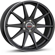 4x Alufelgen Borbet GTX black matt rim silver 8x19 ET40 LK5 112 19 Zoll Felgen A