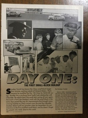 8479 Article Pictorial Engine Smokey Yunick The First Small Block Buildup 8 page