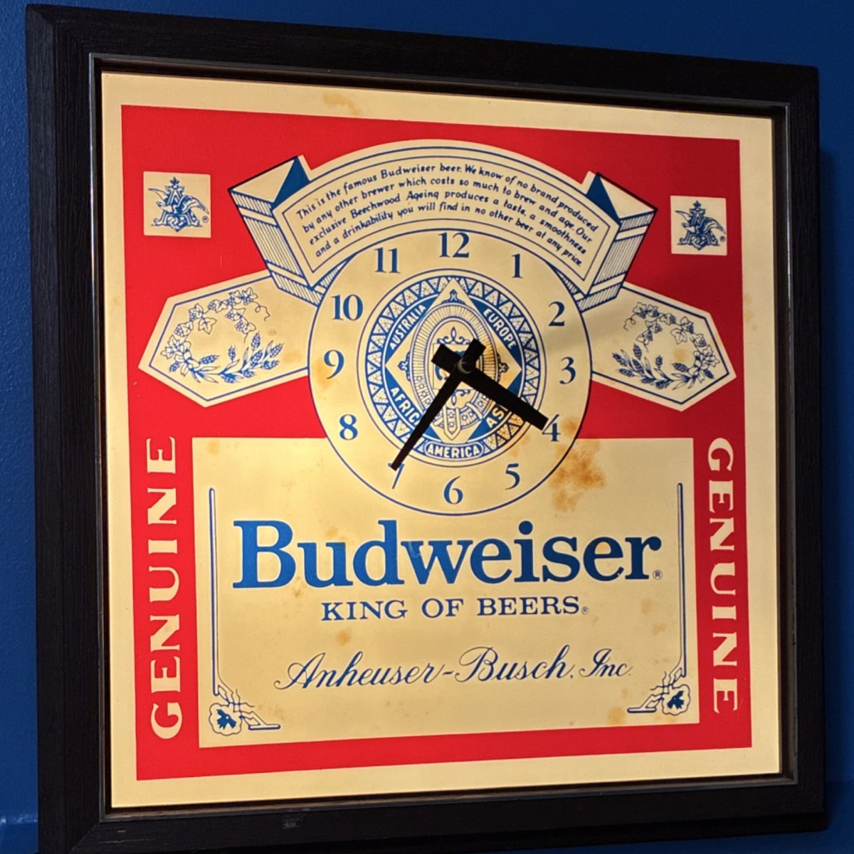 budweiser beer clock products for sale | eBay