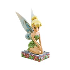Disney Traditions by Jim Shore Peter Pan Tinker Bell Seated Pose Figurine, 5 ...