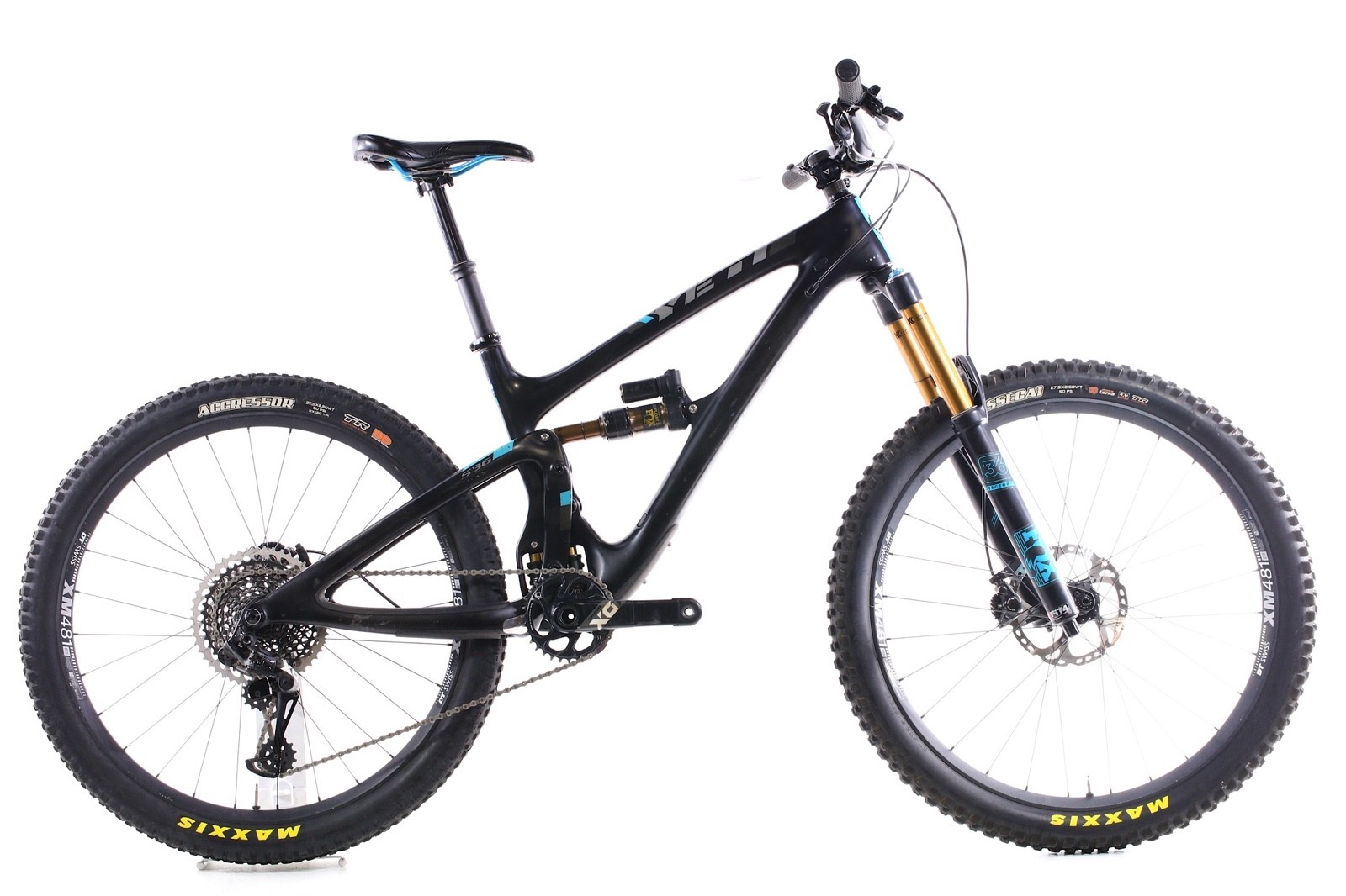 2018 Yeti Cycles SB6 SRAM X01 Eagle TURQ, Size S, Very Good 