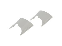 Set: 2X Lochabdeckung GehäUsemittelteil, WeißGrau - Simson S50, S51, S70, S53, S
