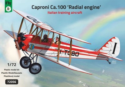 Fly 72056 1:72 Caproni Ca.100 'Radial Engine' I-M Model, I-M Clear Parts, p/e pa
