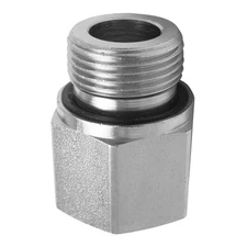 PARKER RI1/4EDX1/8CF Adapter, Carbon Steel, 1/4 x 1/8 in 39A327