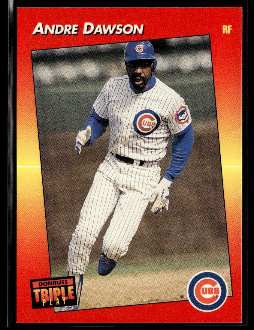 1992 Triple Play #174 Andre Dawson Baseball Card 1002S