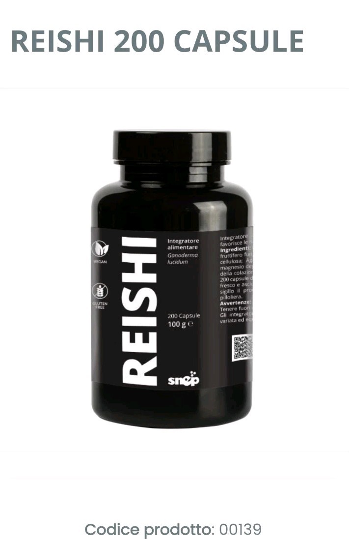 Snep Reishi Ganoderma: Difese Forti per Tutta la Famiglia 90 Caps