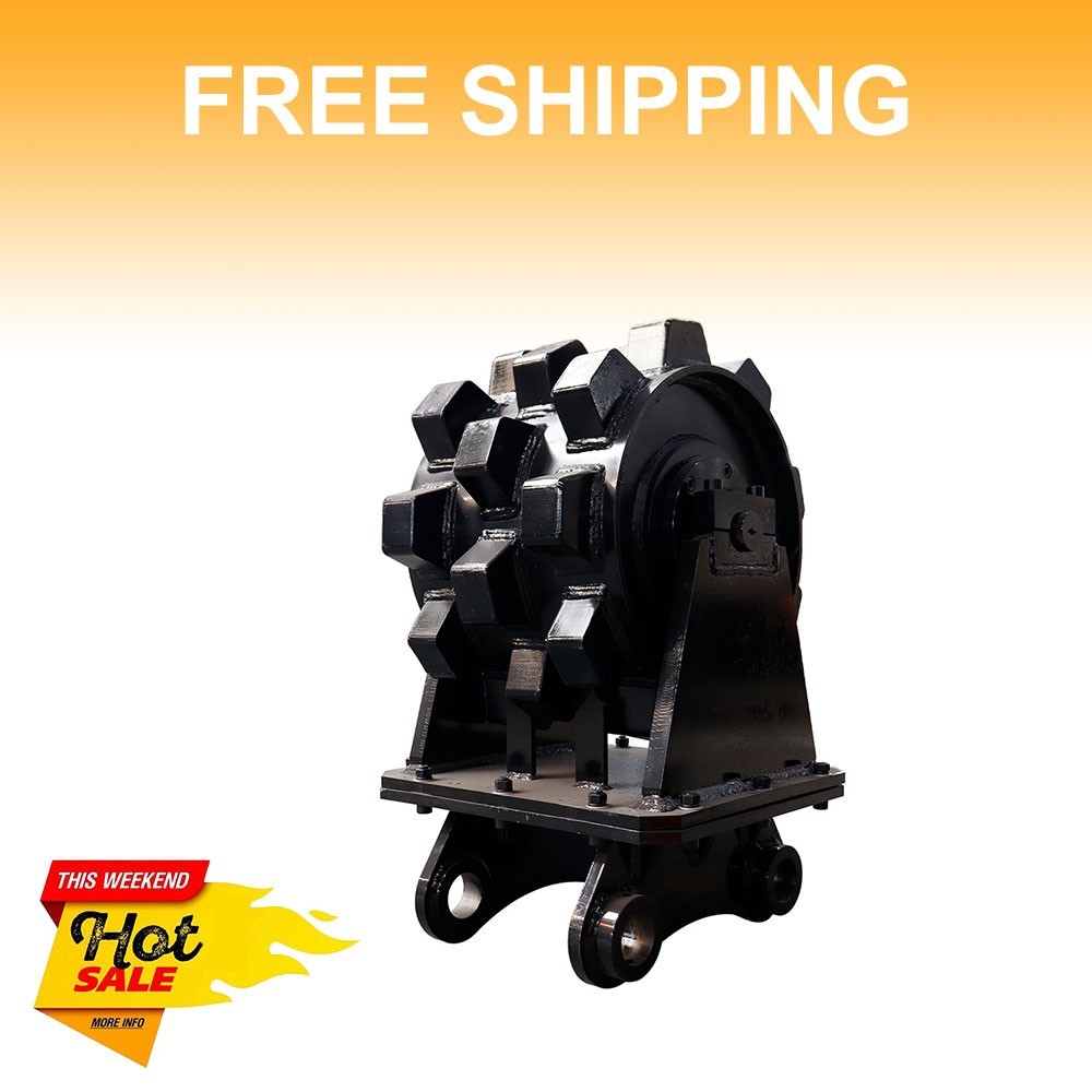 MMS 305 Double Drum Compaction Wheel 3 Ton Mini Excavator Trench Compactor