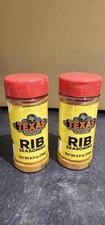 2 TEXAS ROADHOUSE RIB Seasoning Shaker Spices Blend Mix 6.9oz - LOT OF 2