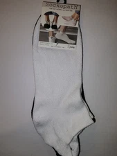 New Sockopath Women's 2 Pair No Slip Heel Socks 