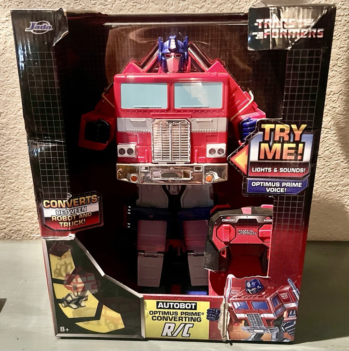 Jada Toys Optimus Prime Transformers & Robots Action Figures for