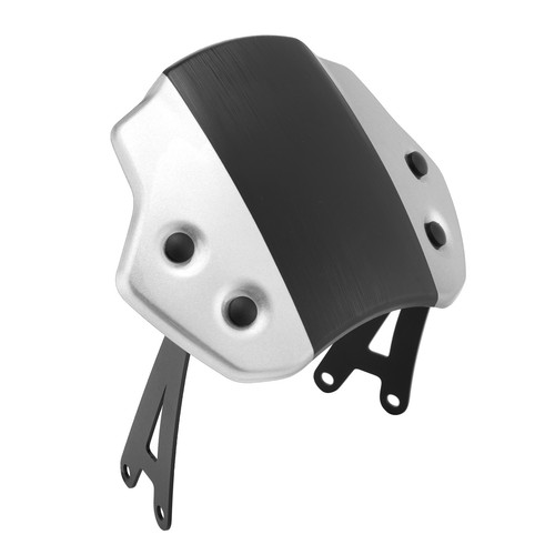 ABS Pare-Brise Saute-Vent pour SCRAMBLER 400 X 2024-2025 Argenté A13 - Picture 10 of 12