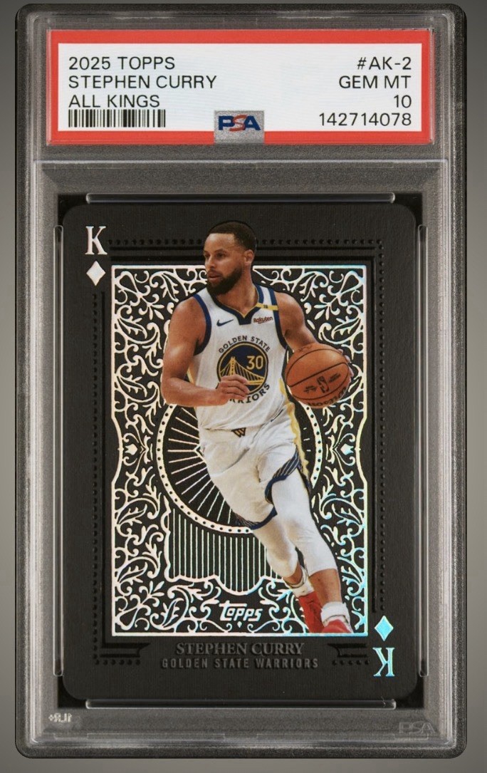 2025 TOPPS ALL KINGS #AK-2 STEPHEN CURRY PSA 10
