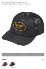 Supreme Spider-Man Mesh Back 6-Panel Trucker ...